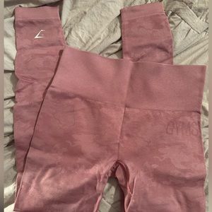 Gymshark pink camo leggings